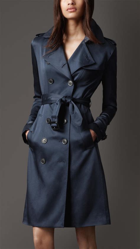 burberry silk trench blue|burberry trench coat removable lining.